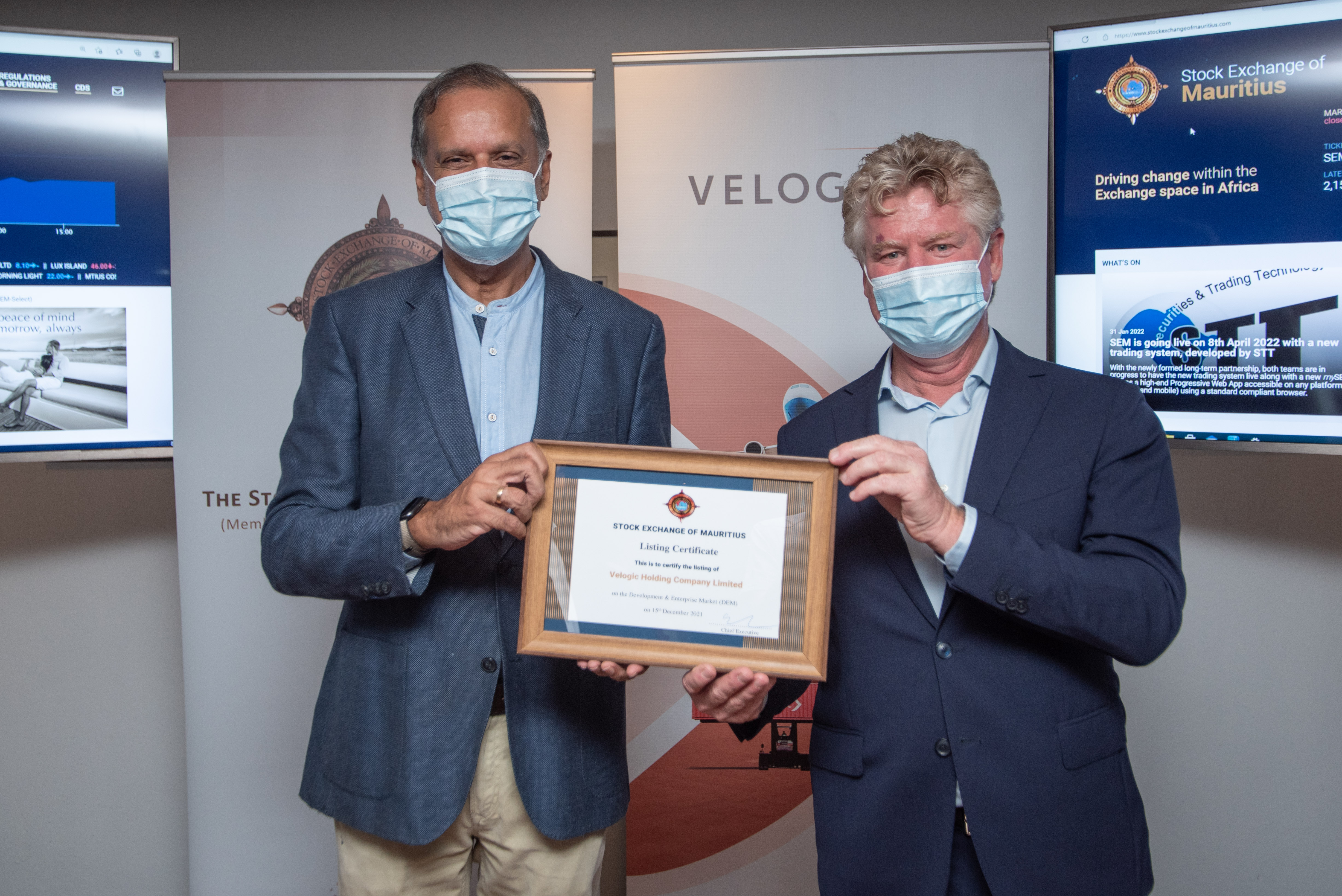 SEM welcomes the listing of Velogic Holding Company Limited on the DEM