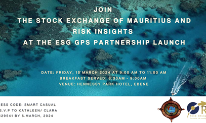 Launch of SEM/Risk Insights ESG partnership